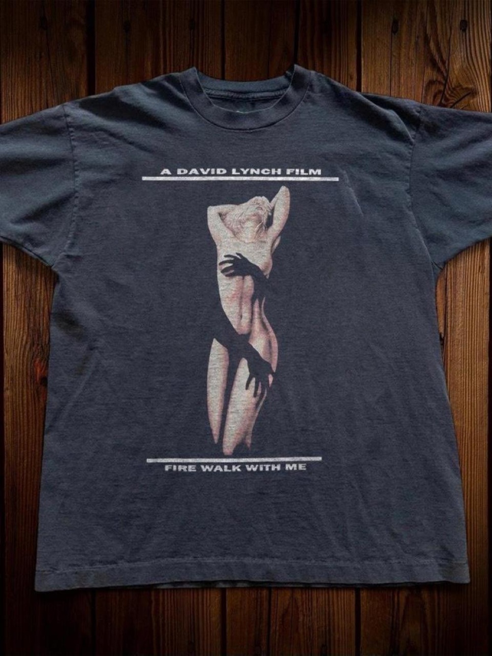 Gildan Black 'Fire Walk With Me' Graphic Tee